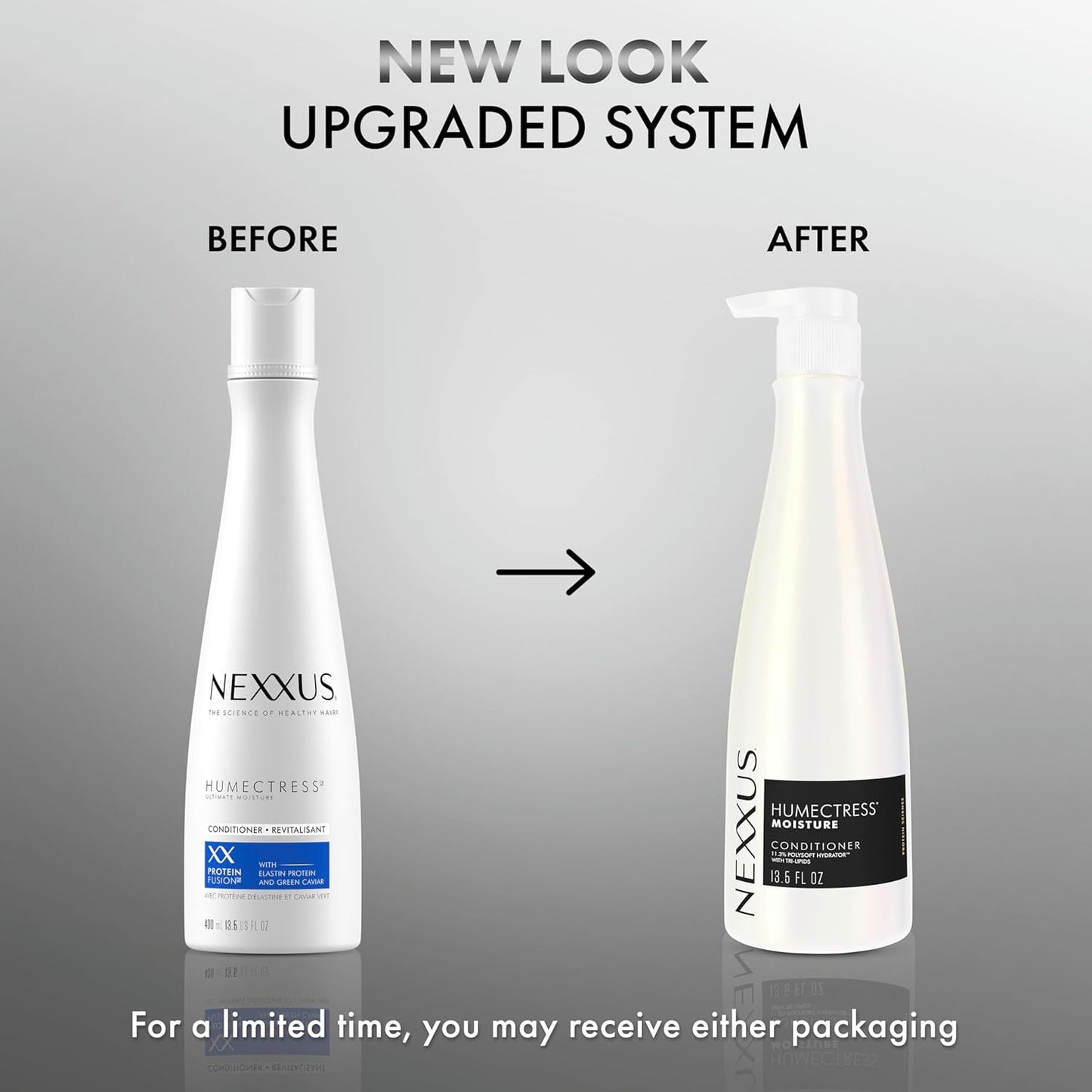 Nexxus Humectress Conditioner Ultimate Moisture for Dry Hair with Caviar & Protein Complex 13.5 Oz